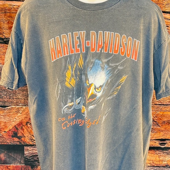 Harley-Davidson Other - Harley-Davidson Charcoal Tee with Eagle Graphic